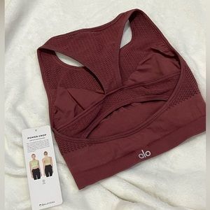 ALO Yoga Power Crop Top - Bra - Size S - NWT